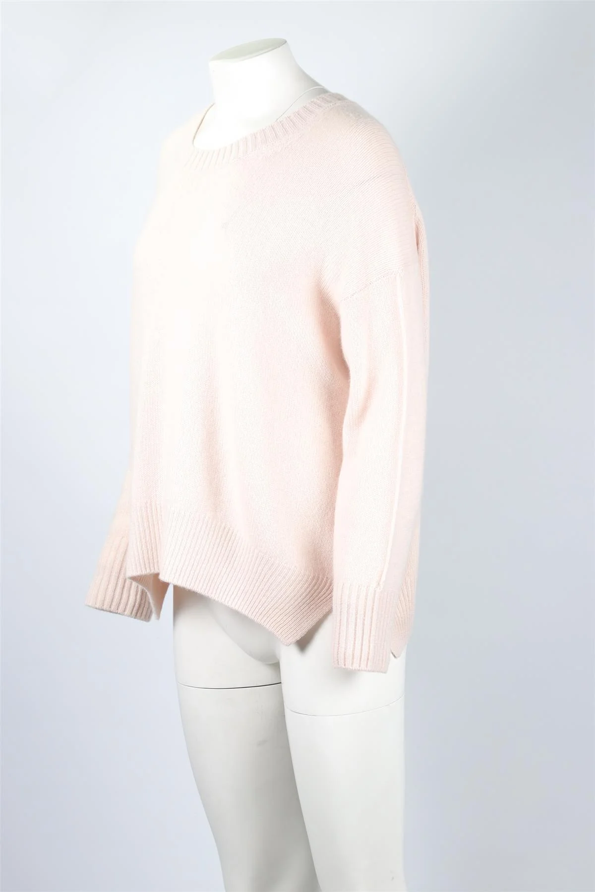 ALLUDE PINK CASHMERE SWEATER LARGE - Image 3