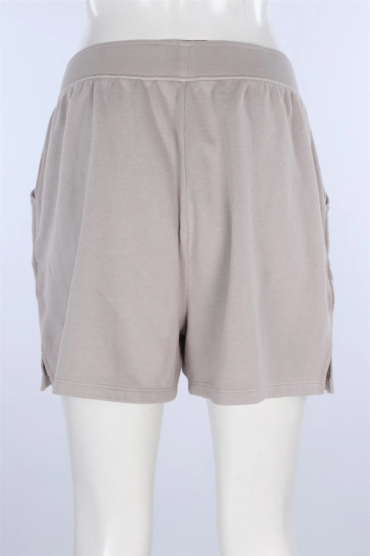 ALO YOGA BEIGE COTTON SHORTS LARGE - Image 4