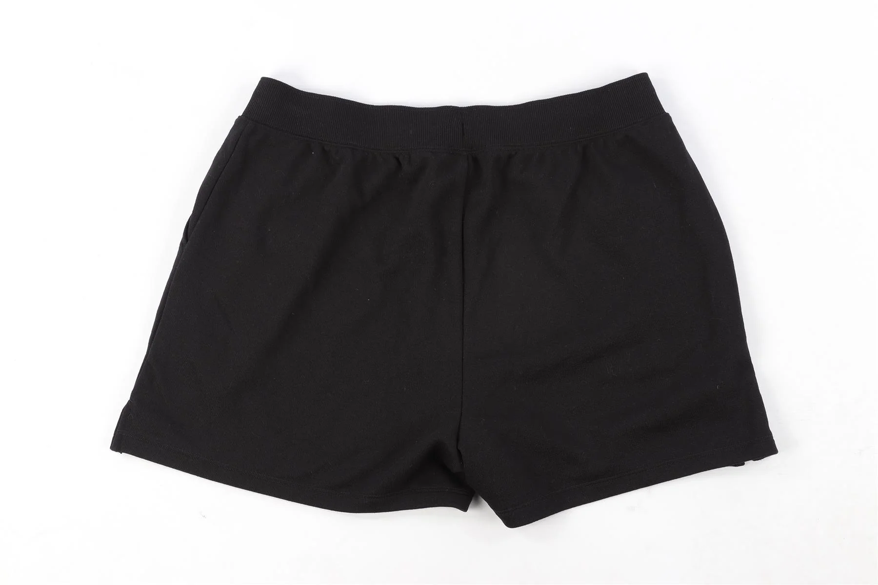 ALO YOGA BLACK COTTON SHORTS LARGE - Image 4