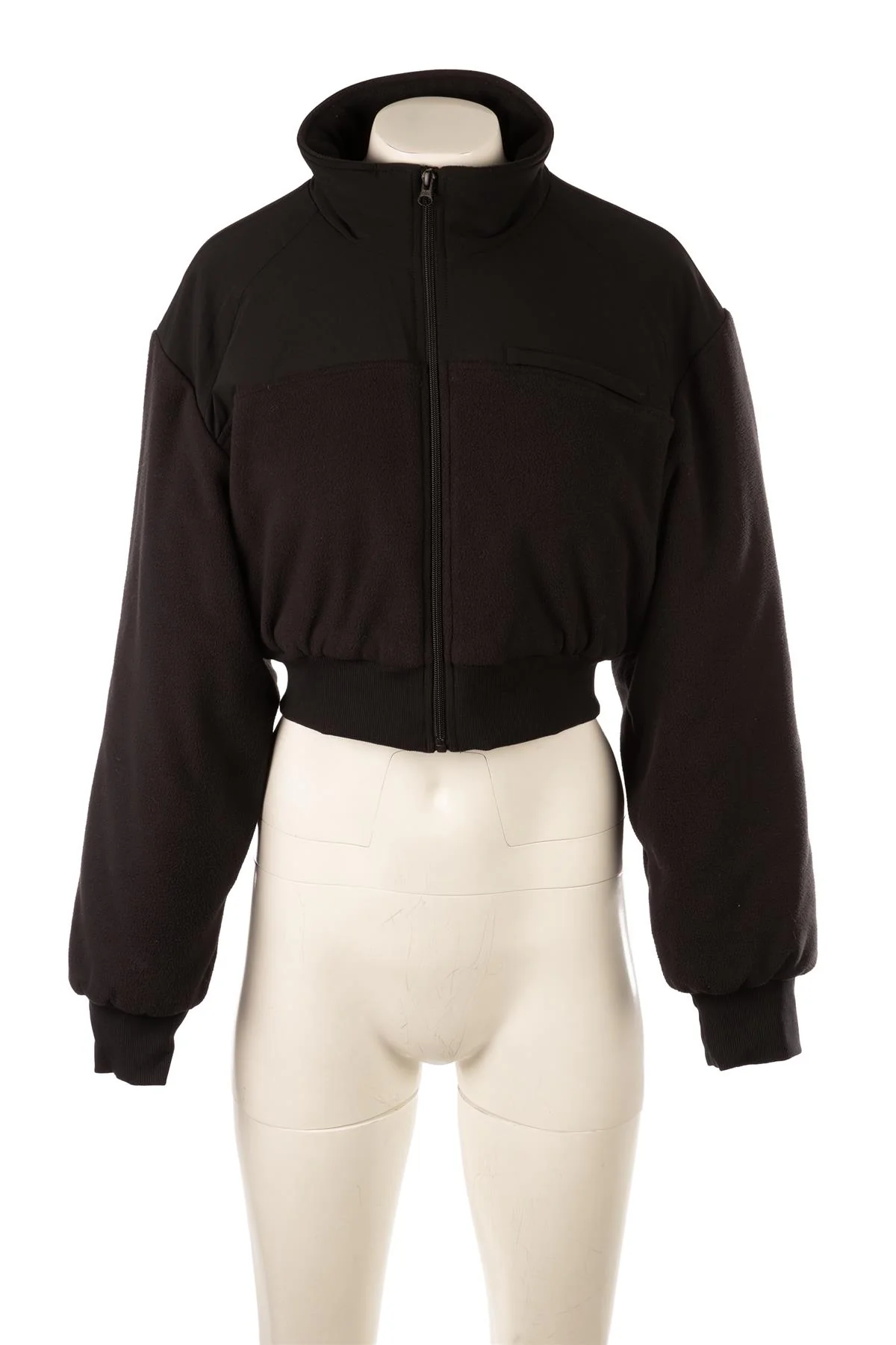 ALO YOGA BLACK FLEECE JACKET MEDIUM - Image 2