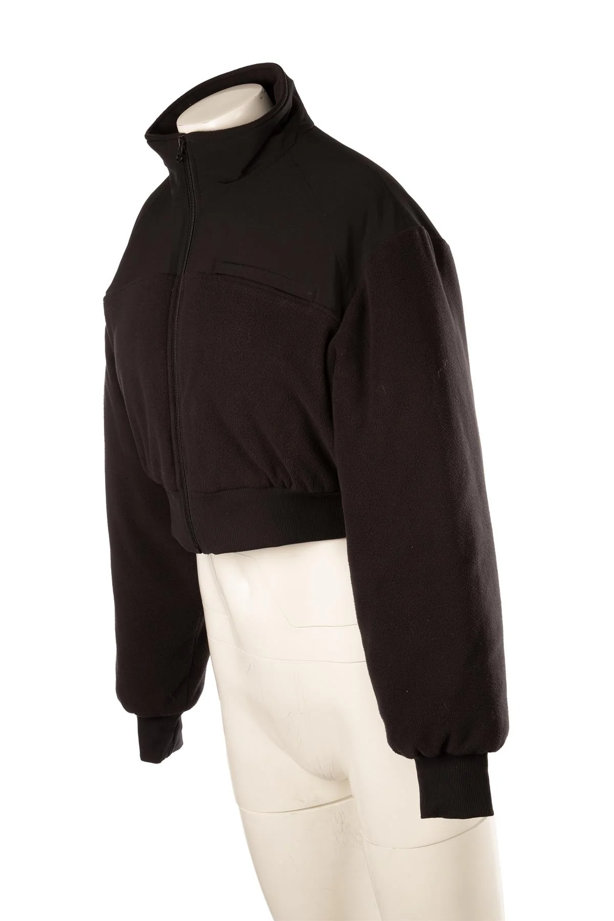 ALO YOGA BLACK FLEECE JACKET MEDIUM - Image 3