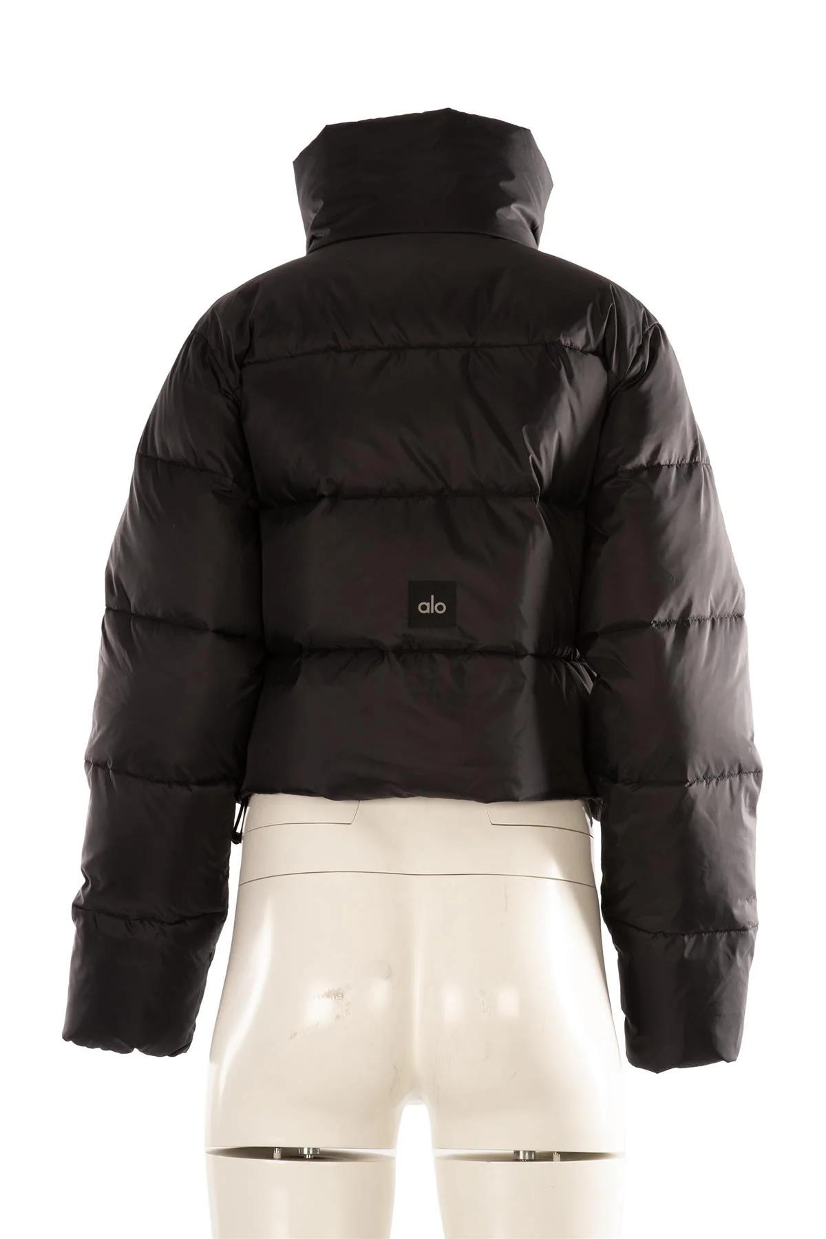 ALO YOGA BLACK PADDED SHELL JACKET SMALL - Image 3