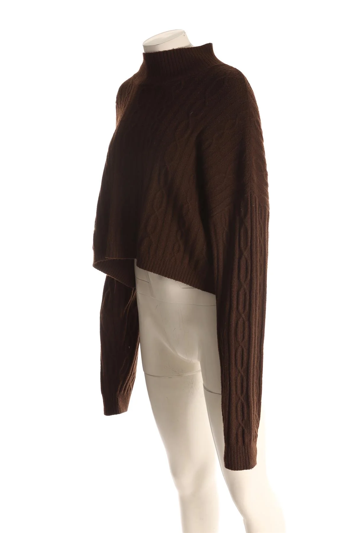 ALO YOGA BROWN WOOL SWEATER LARGE - Image 3