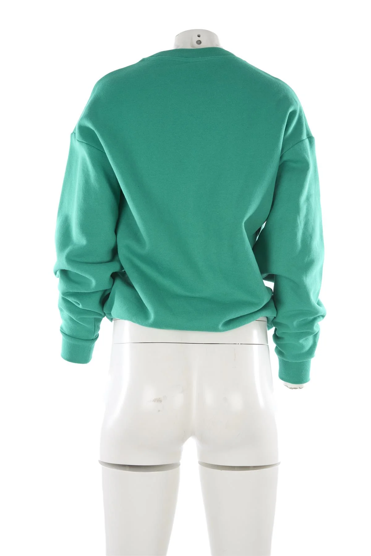 ALO YOGA GREEN COTTON SWEATSHIRT XXSMALL - Image 4
