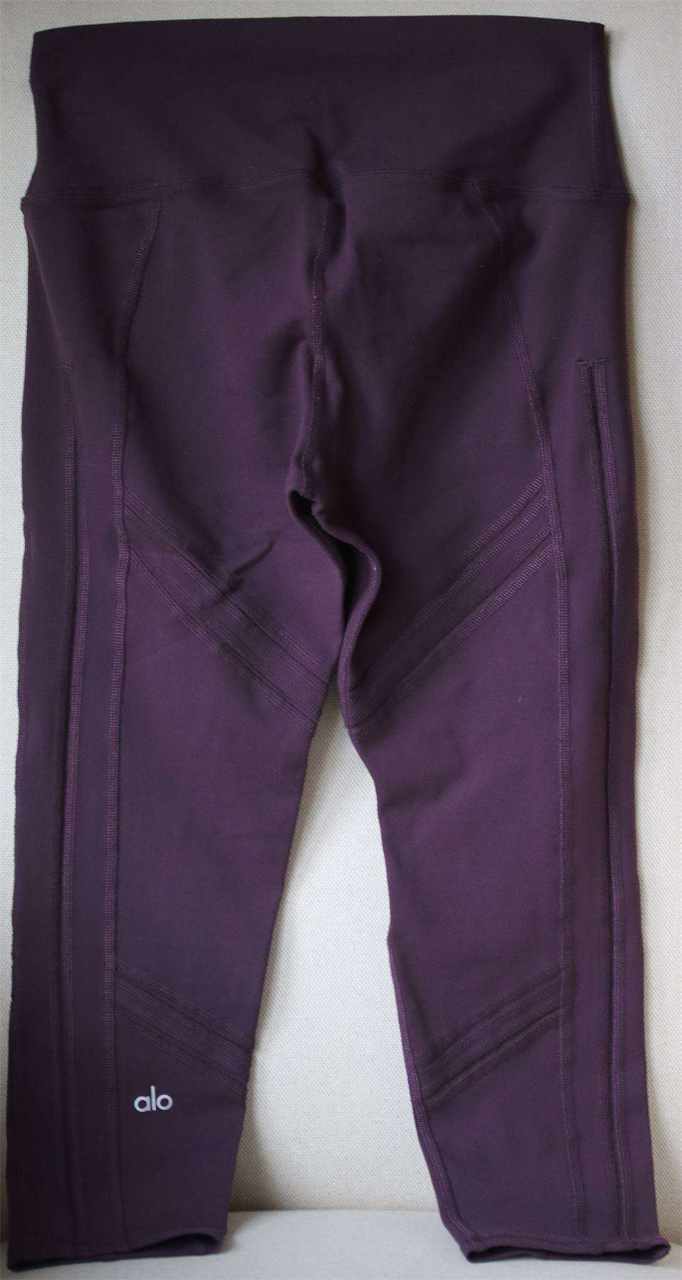 ALO YOGA HIGH WAIST COSMIC CAPRI LEGGINGS MEDIUM - Image 4