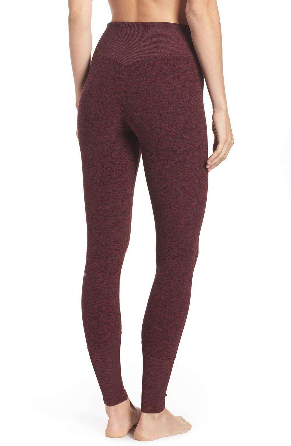 ALO YOGA HIGH WAIST LOUNGE LEGGINGS LARGE - Image 2