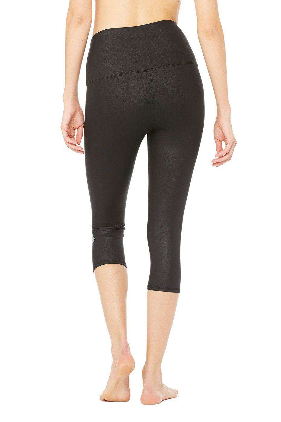 ALO YOGA HIGH-WAISTED AIRBRUSH CAPRI LEGGINGS XSMALL - Image 2