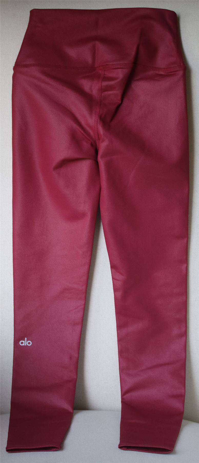 ALO YOGA HIGH-WAISTED AIRBRUSH GLOSSY LEGGINGS XXSMALL - Image 3