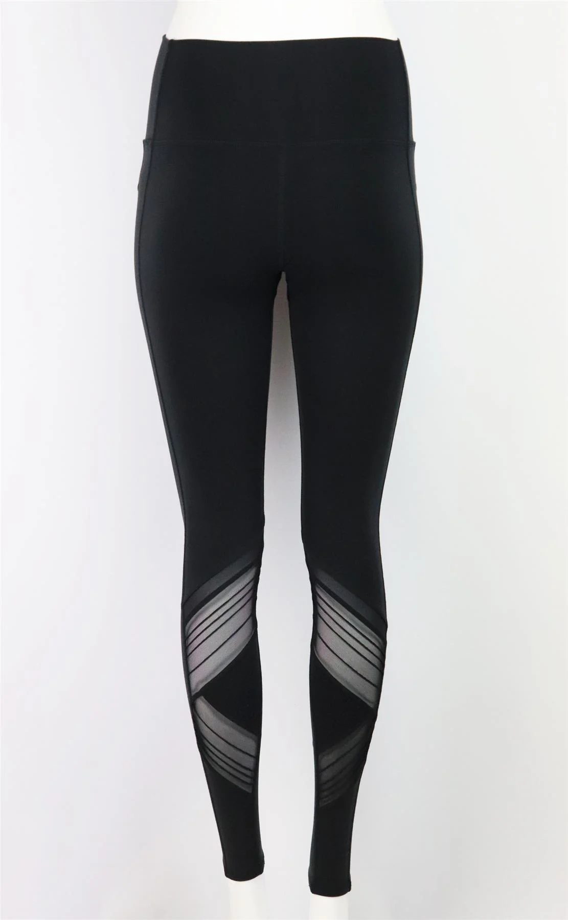 ALO YOGA MESH PANELLED HIGH RISE STRETCH LEGGINGS SMALL - Image 4