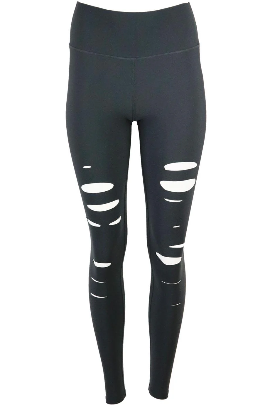ALO YOGA RIPPED WARRIOR HIGH RISE STRETCH LEGGINGS SMALL - Image 7