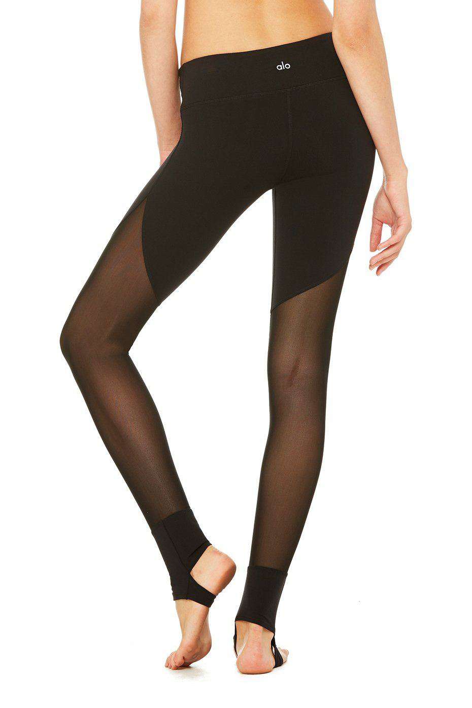 ALO YOGA SHOW OFF MESH LEGGINGS SMALL - Image 2
