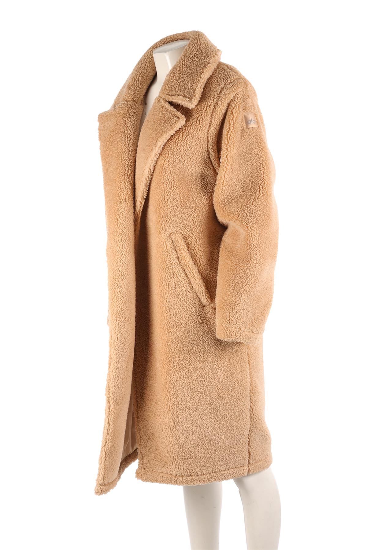 ALO YOGA TAN TEDDY COAT XSMALL - Image 3