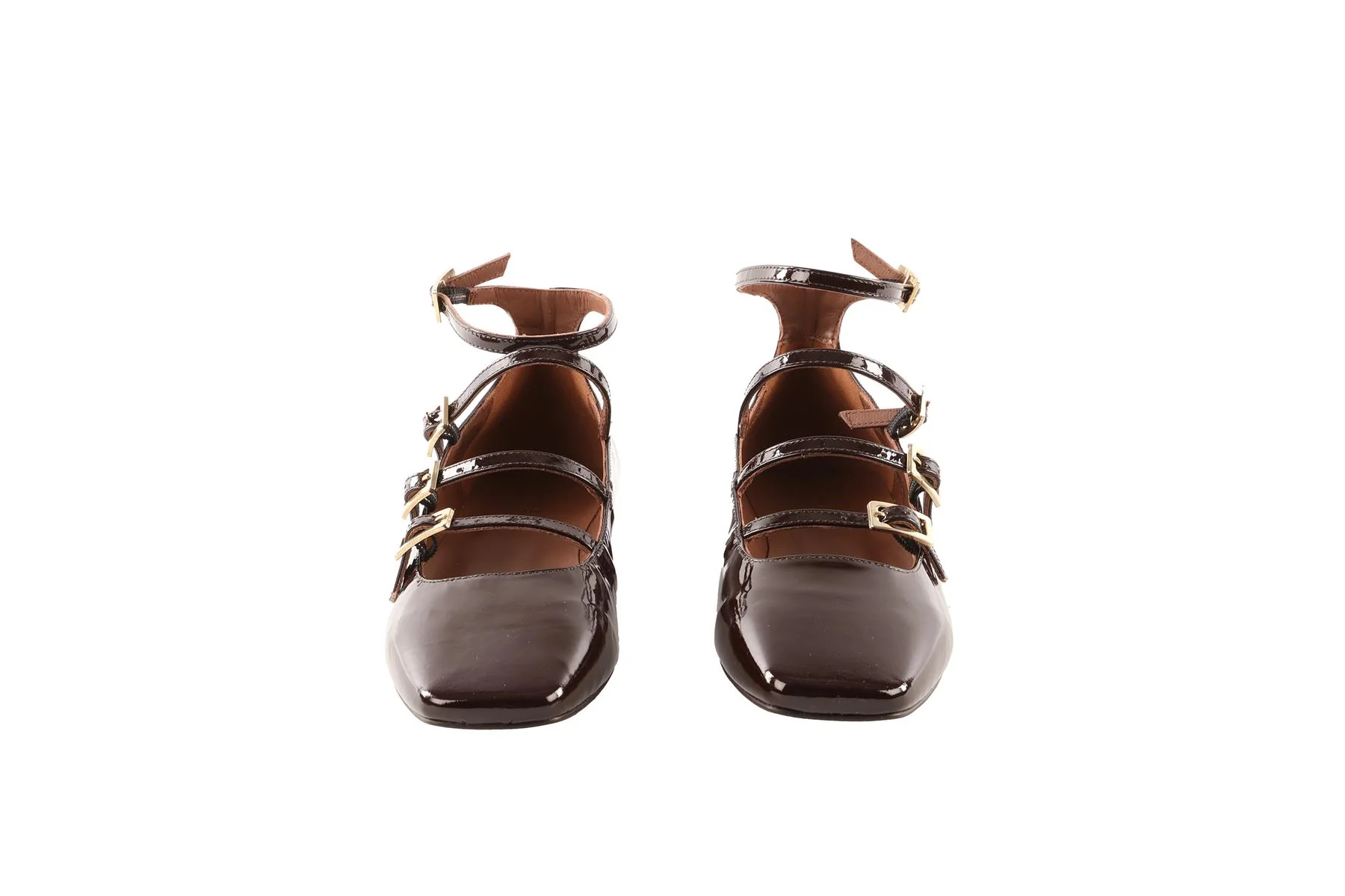 ALOHAS BROWN LEATHER BALLET FLATS EU 39 UK 6 US 9 - Image 3