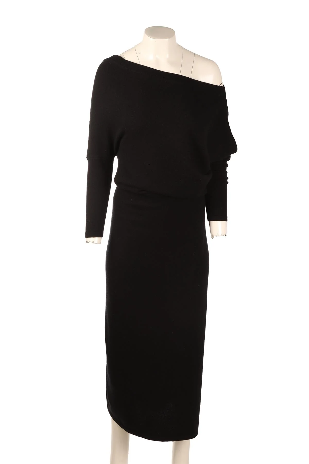 ALTUZARRA BLACK CASHMERE MAXI DRESS SMALL - Image 2