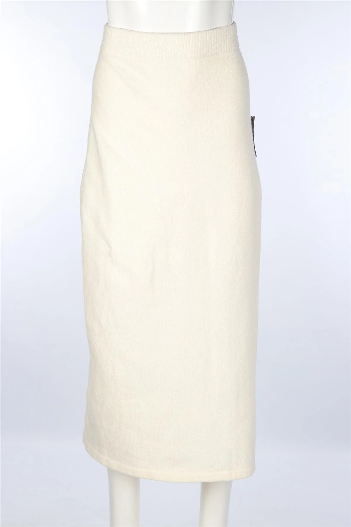 ALTUZARRA CREAM CREAM KNIT MAXI SKIRT LARGE - Image 2