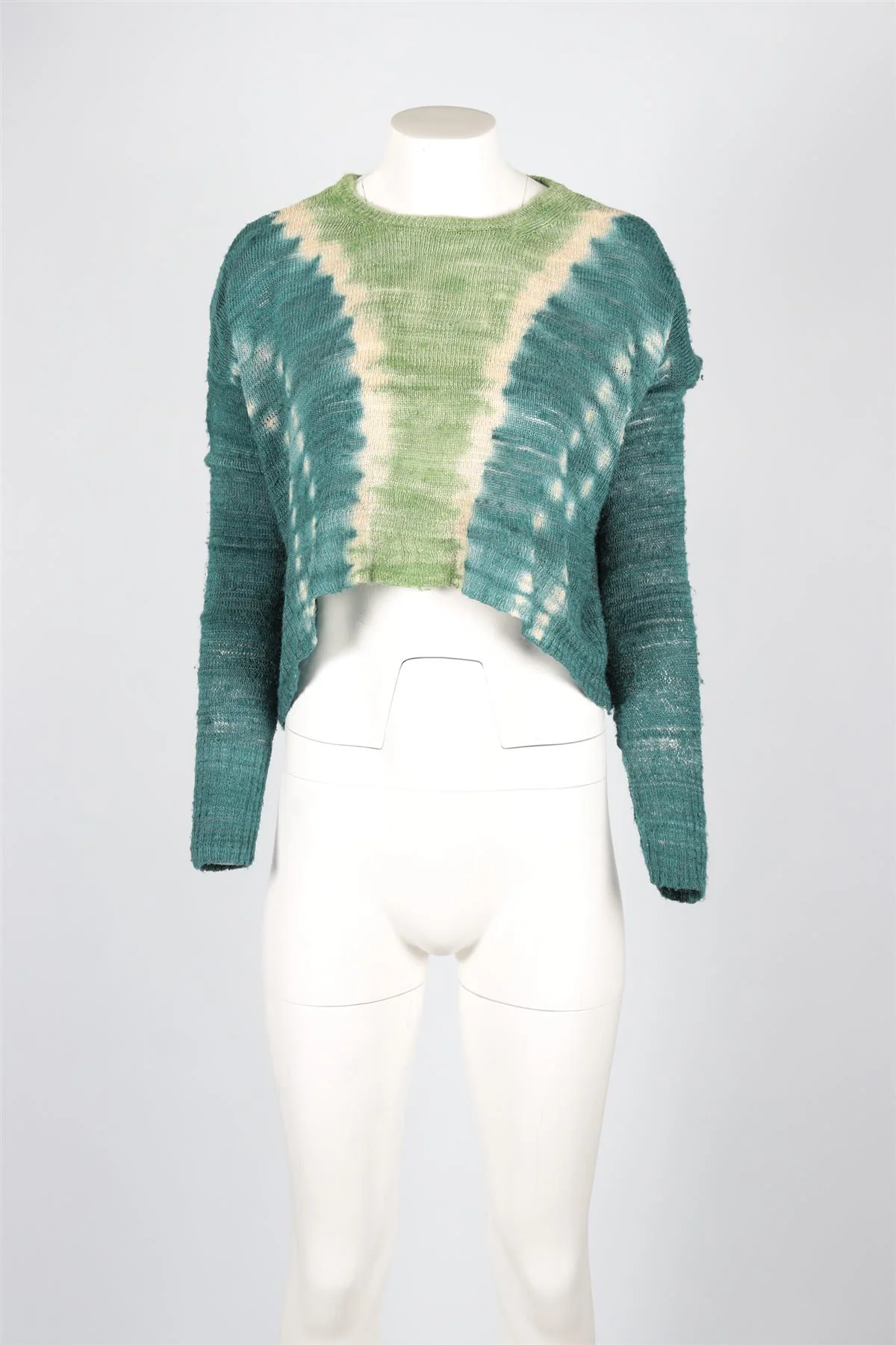 ALTUZARRA GREEN SILK SWEATER SMALL - Image 2