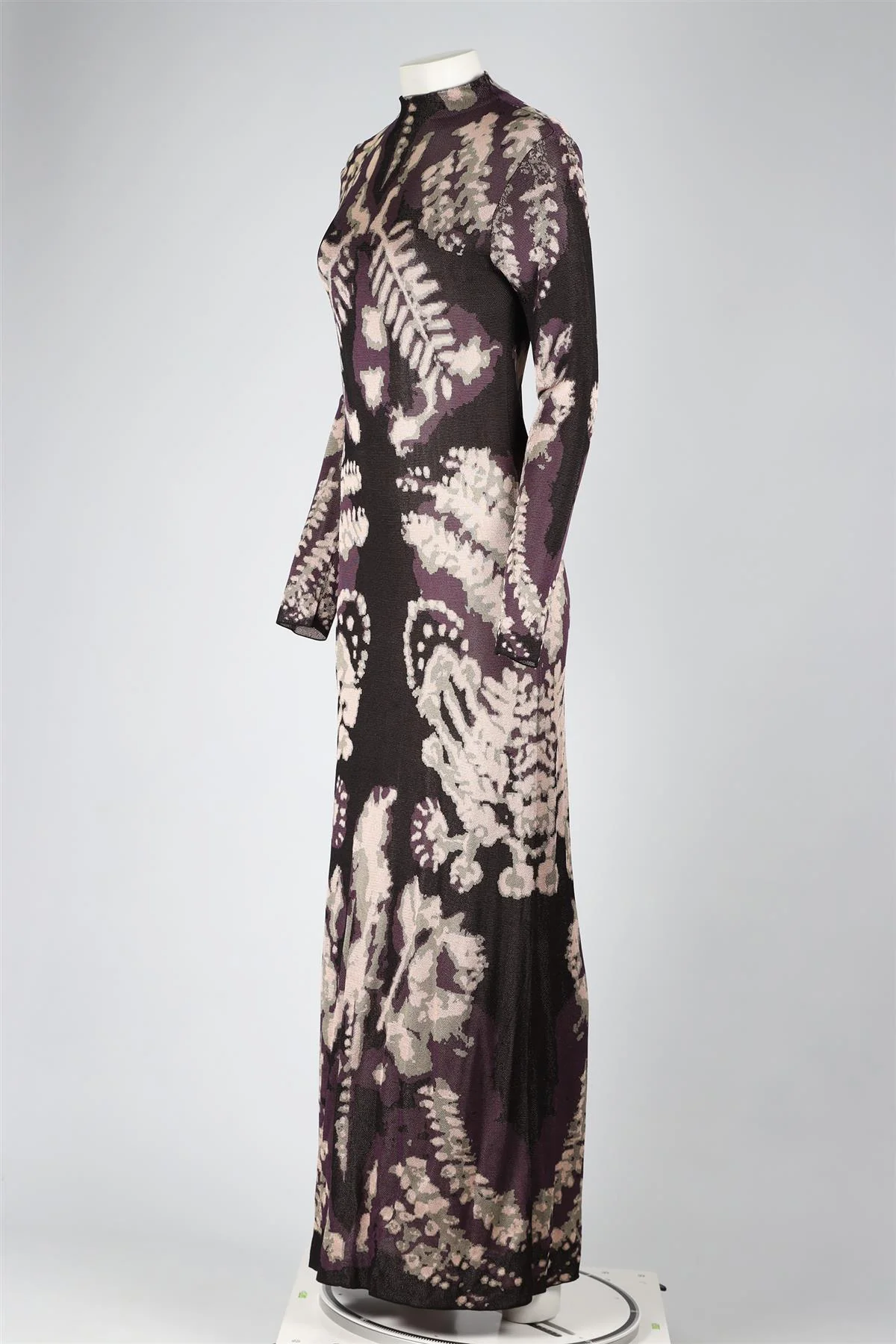 ALTUZARRA MULTICOLOURED KNIT MAXI DRESS LARGE - Image 3