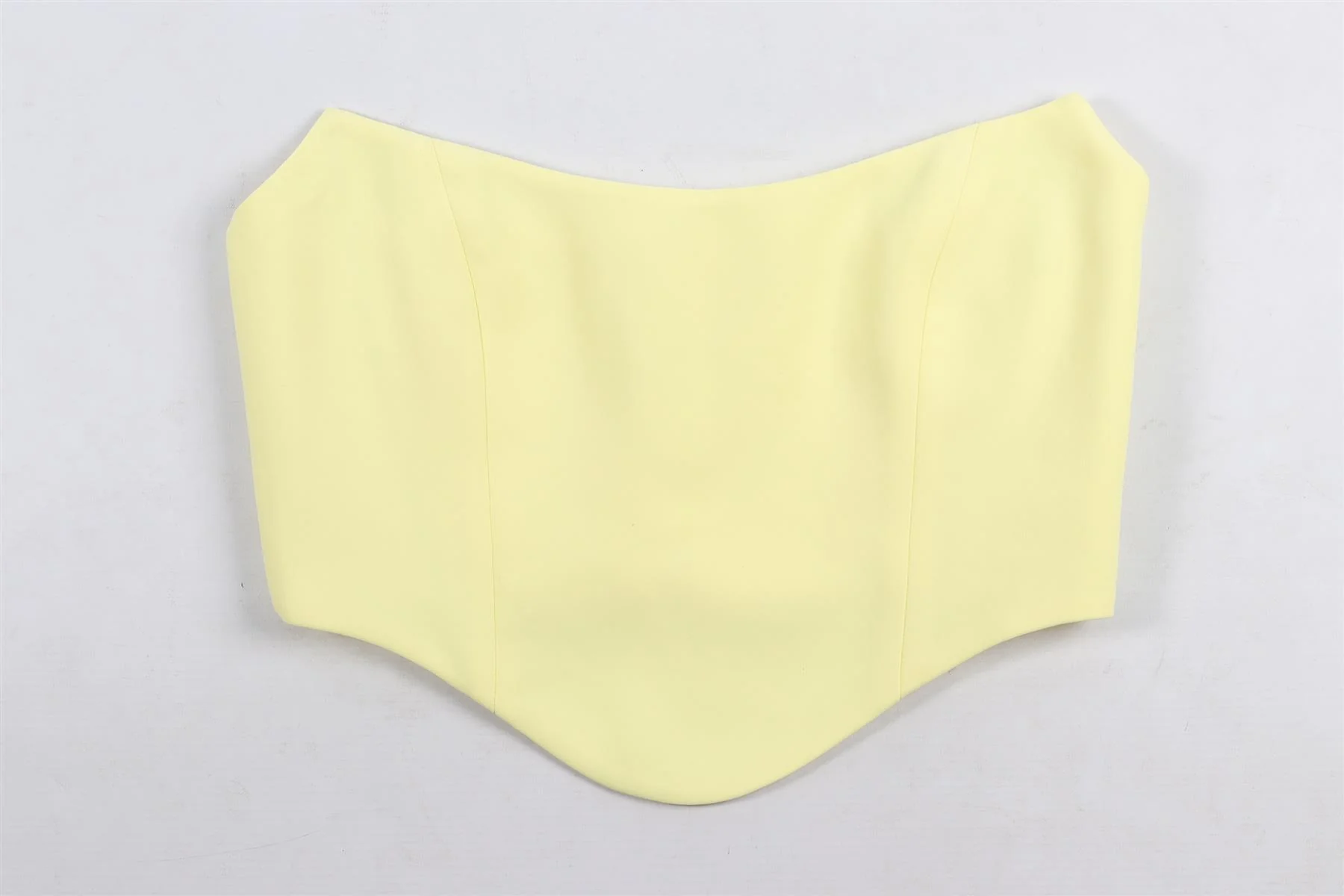 AMANDA UPRICHARD YELLOW CREPE TOP SMALL - Image 2
