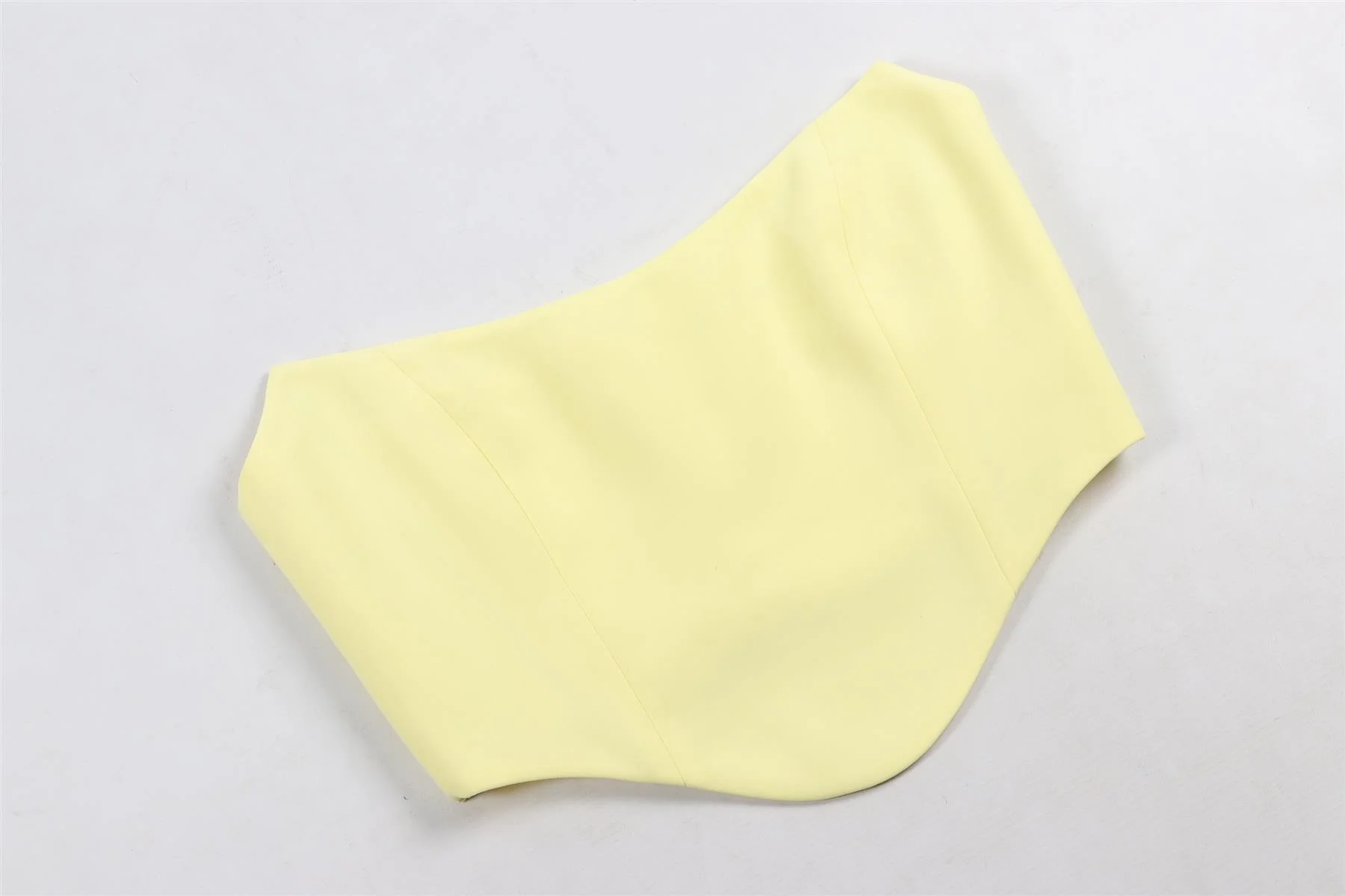 AMANDA UPRICHARD YELLOW CREPE TOP SMALL - Image 3