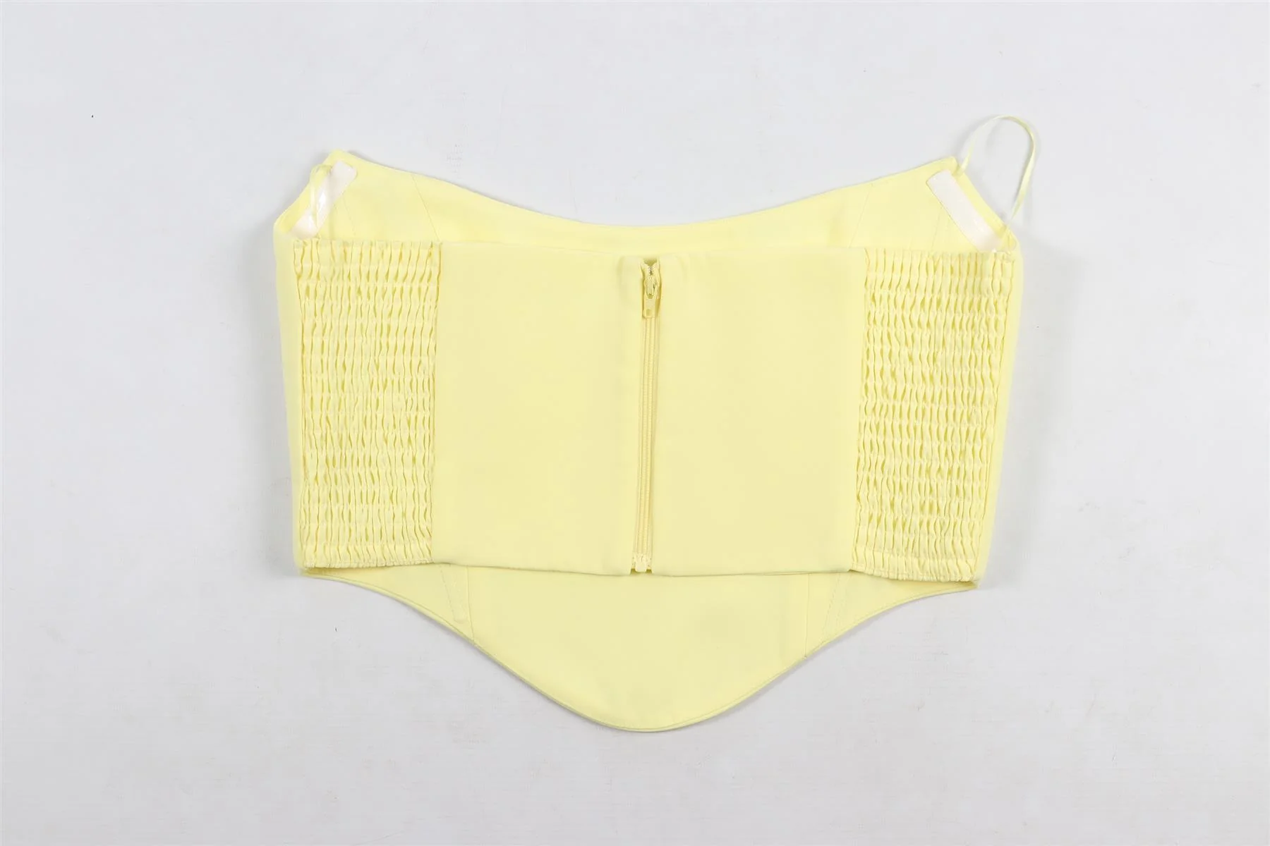 AMANDA UPRICHARD YELLOW CREPE TOP SMALL - Image 4