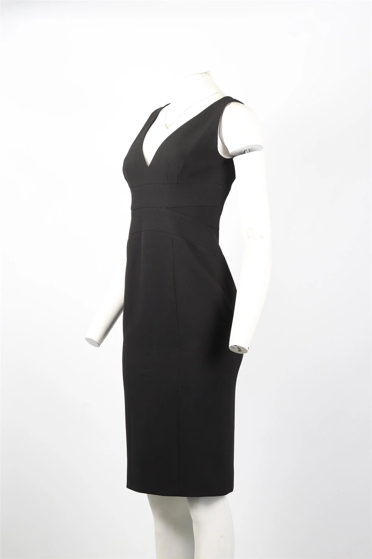 AMANDA WAKELEY COTTON BLEND MIDI DRESS UK 10 - Image 3