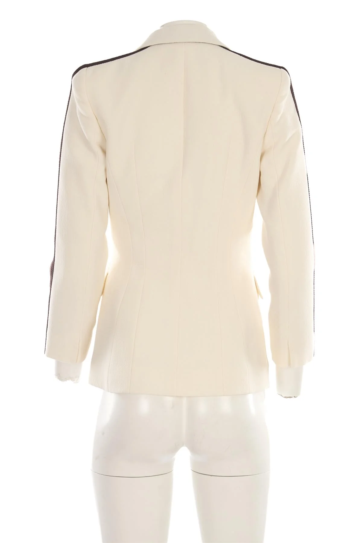 AMANDA WAKELEY WHITE WOOL BLAZER UK 10 - Image 4
