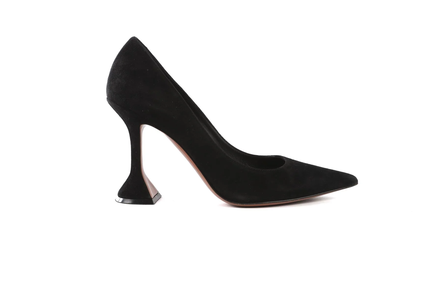 AMINA MUADDI BLACK SUEDE PUMPS EU 39 UK 6 US 9 - Image 2