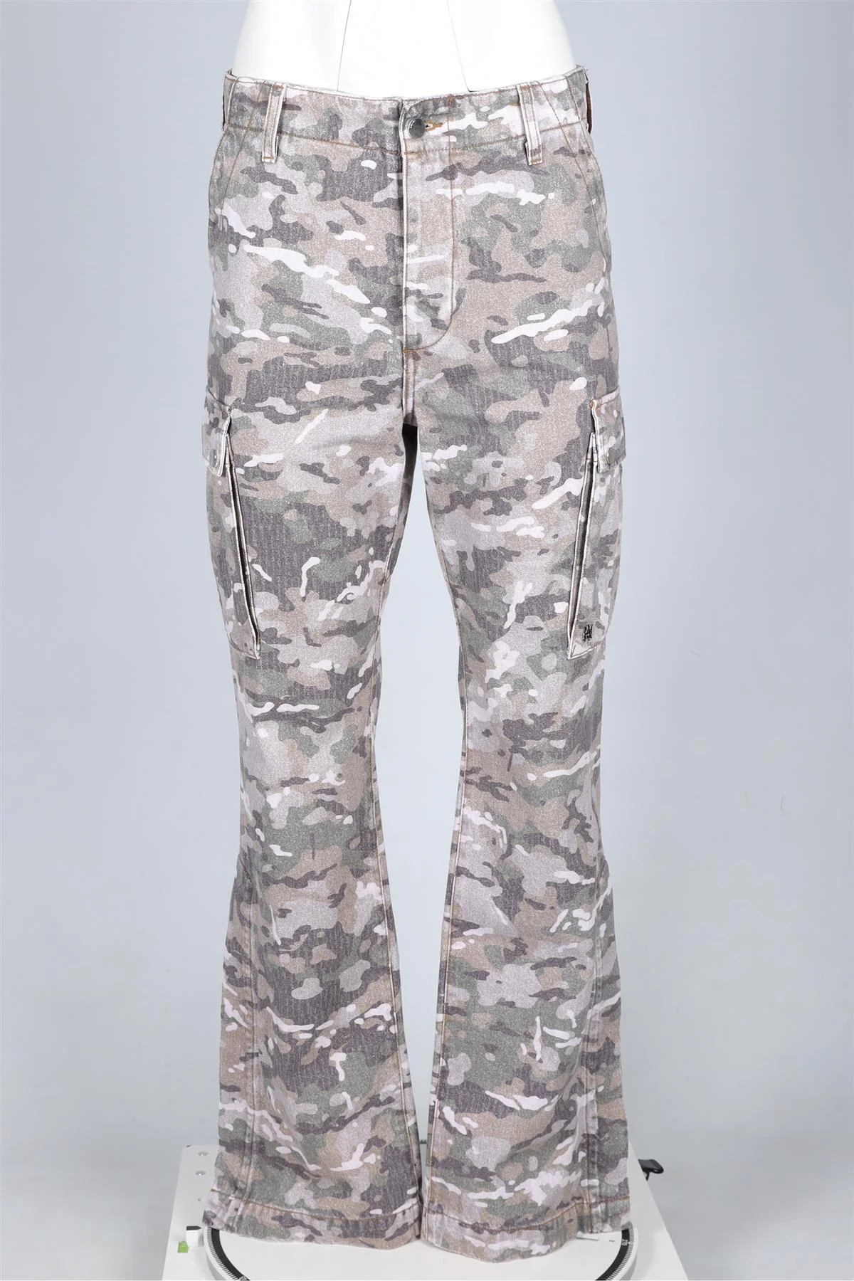 AMIRI BEIGE MEN'S COTTON CARGO PANTS W32 UK 14 - Image 2