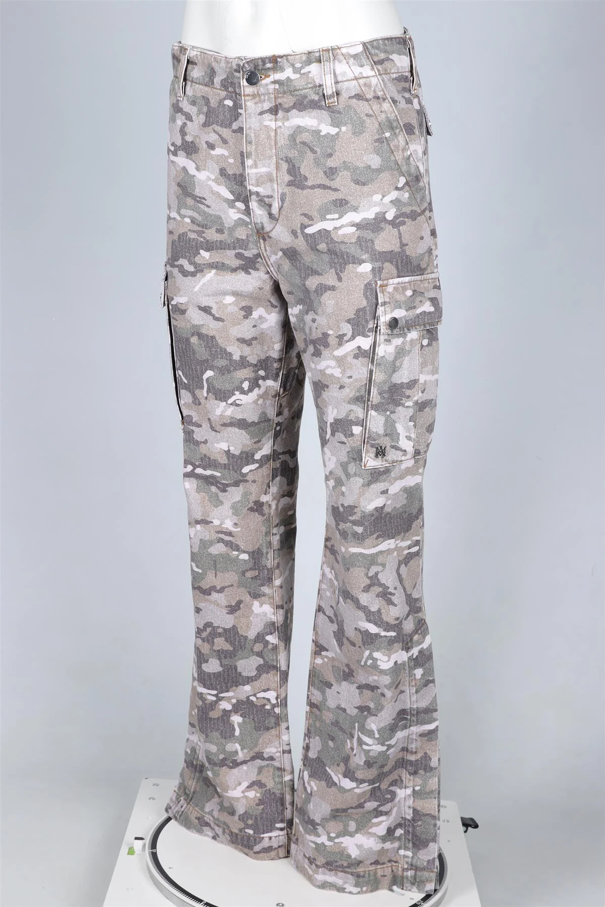 AMIRI BEIGE MEN'S COTTON CARGO PANTS W32 UK 14 - Image 3