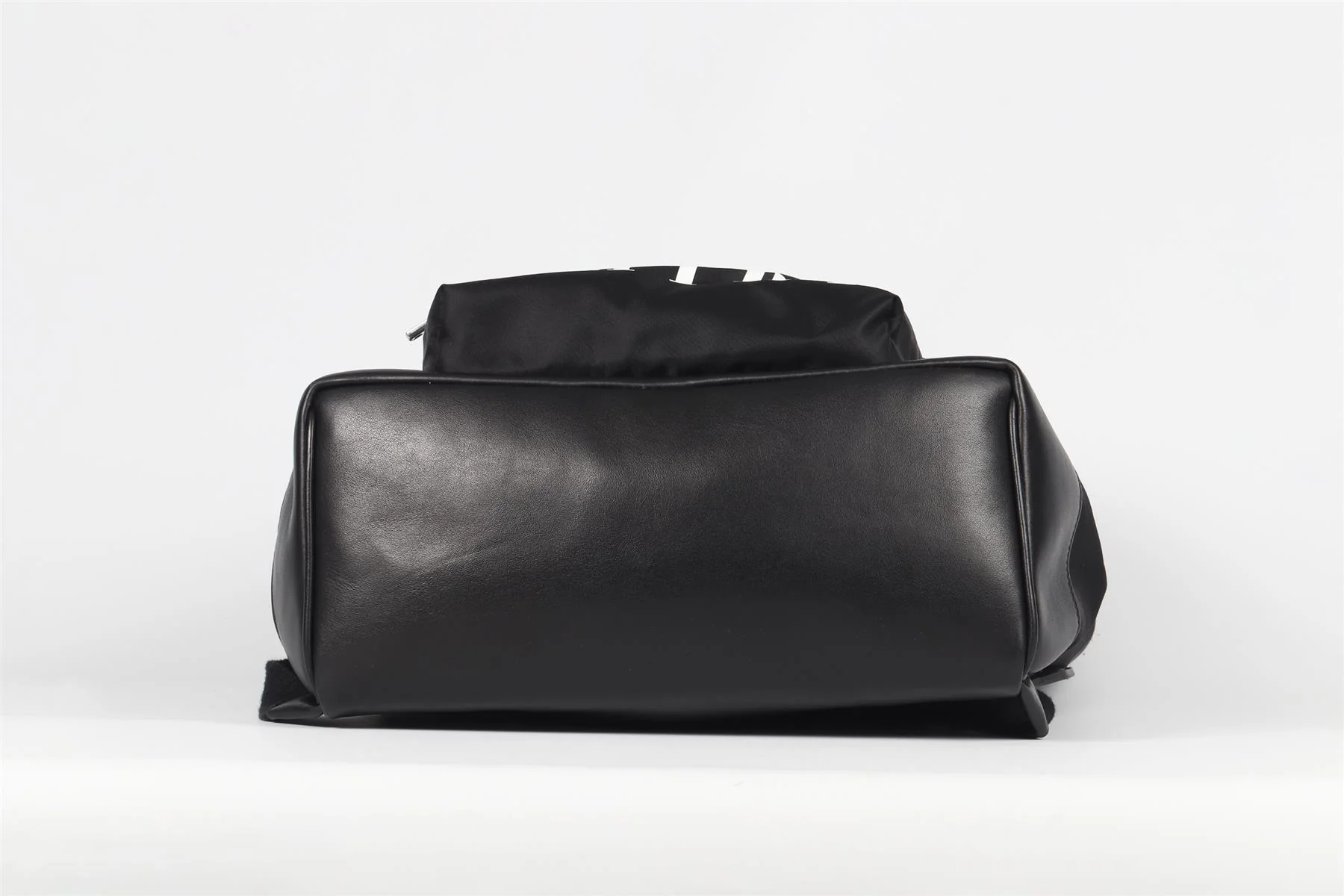 AMIRI BLACK NYLON AND LEATHER BACKPACK - Image 7