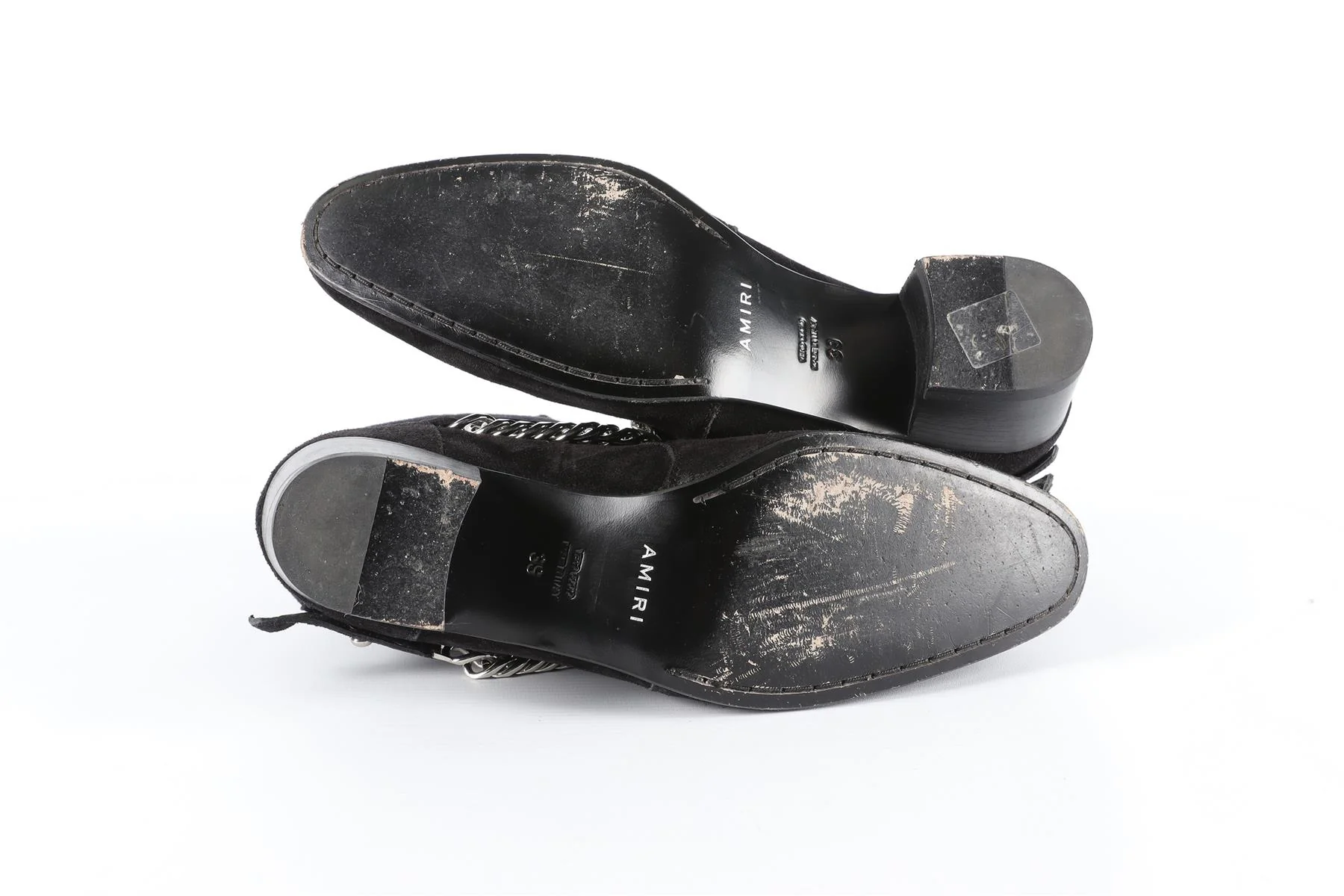 AMIRI BLACK SUEDE ANKLE BOOTS EU 39 UK 6, US 9 - Image 6
