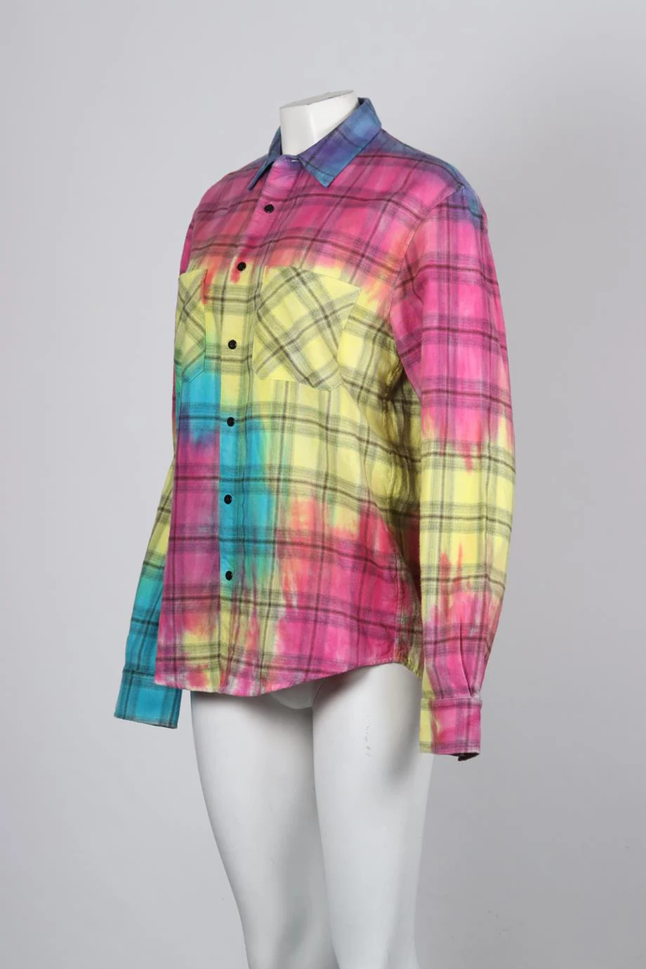 AMIRI CHECKED COTTON SHIRT SMALL - Image 3