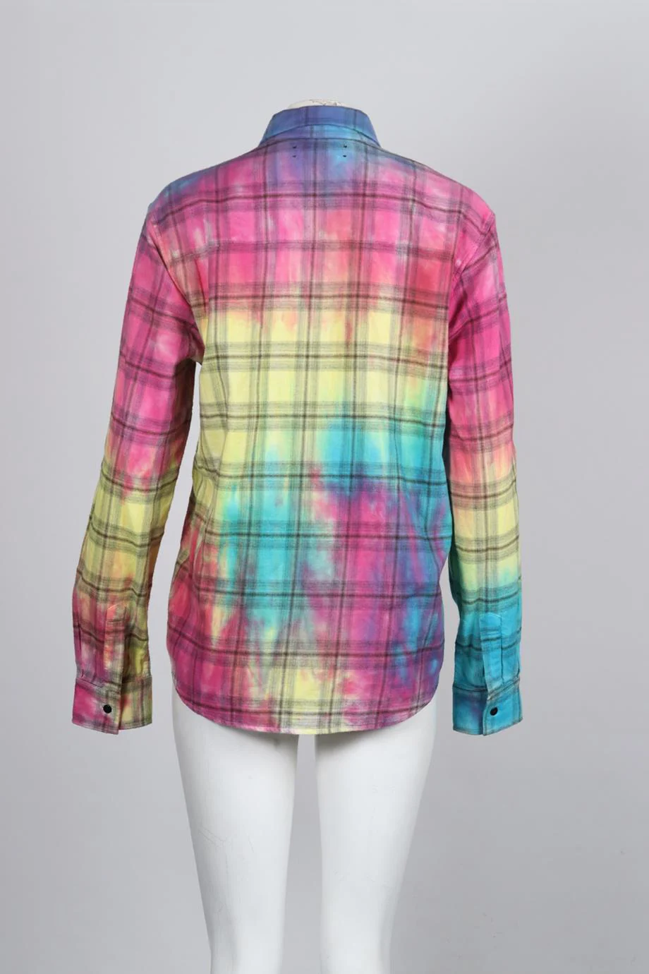 AMIRI CHECKED COTTON SHIRT SMALL - Image 4