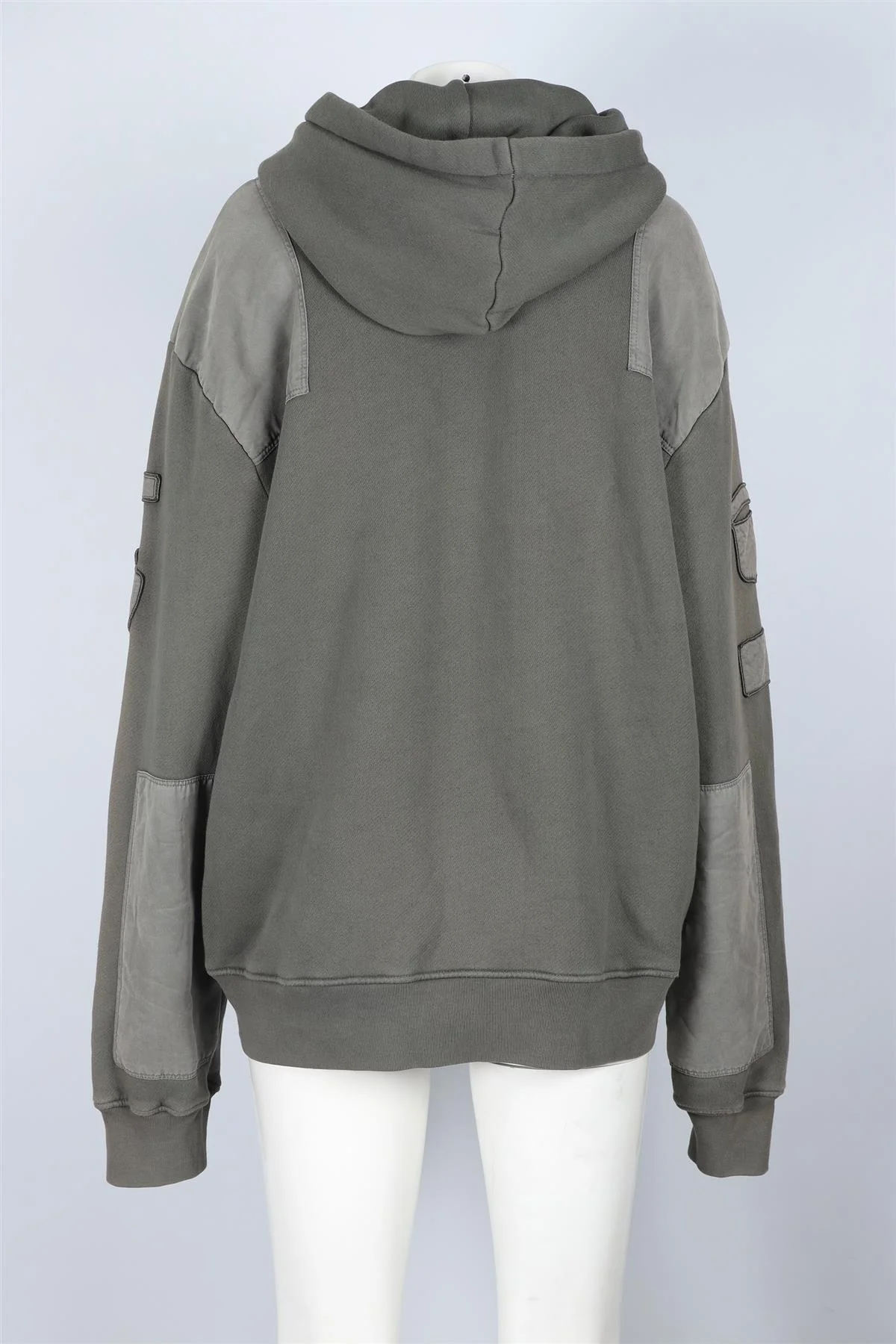 AMIRI GREEN COTTON HOODIE XLARGE - Image 4