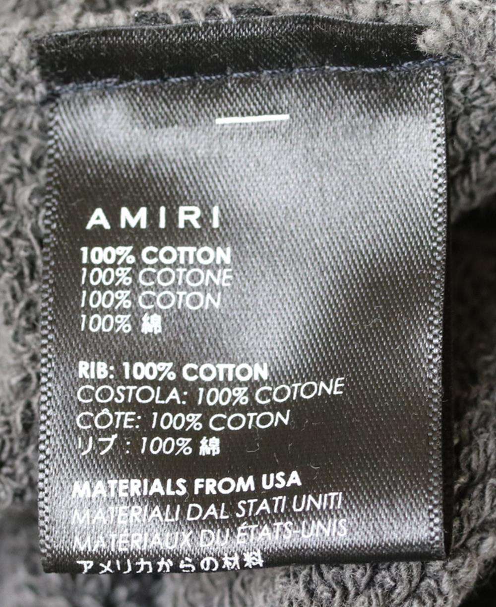 AMIRI HEAVEN AND HELL PRINTED COTTON JERSEY HOODIE MEDIUM - Image 6