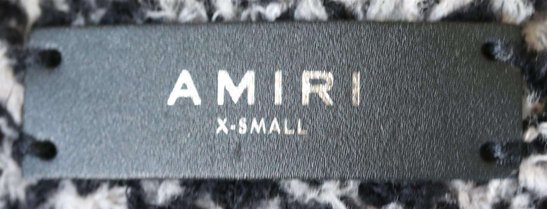 AMIRI LEOPARD PRINT WOOL BLEND CARDIGAN XSMALL - Image 4