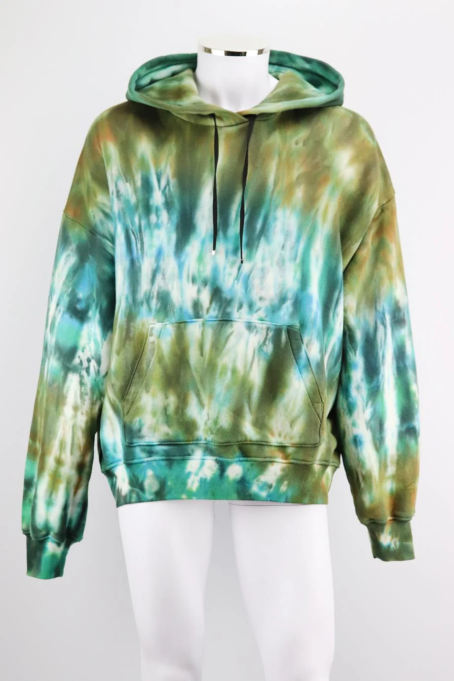 AMIRI MEN'S TIE DYED COTTON JERSEY HOODIE MEDIUM - Image 2