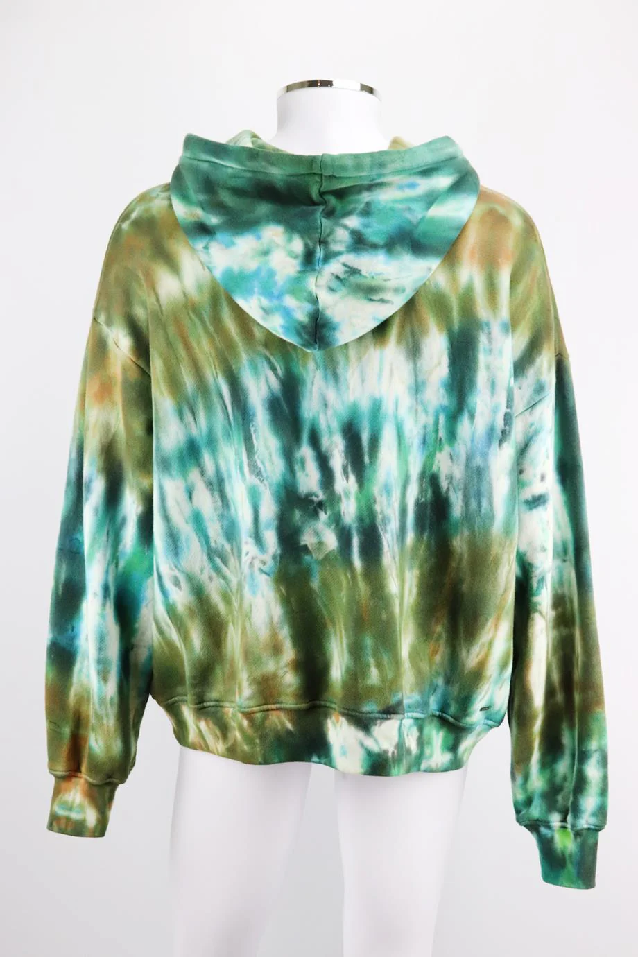 AMIRI MEN'S TIE DYED COTTON JERSEY HOODIE MEDIUM - Image 3