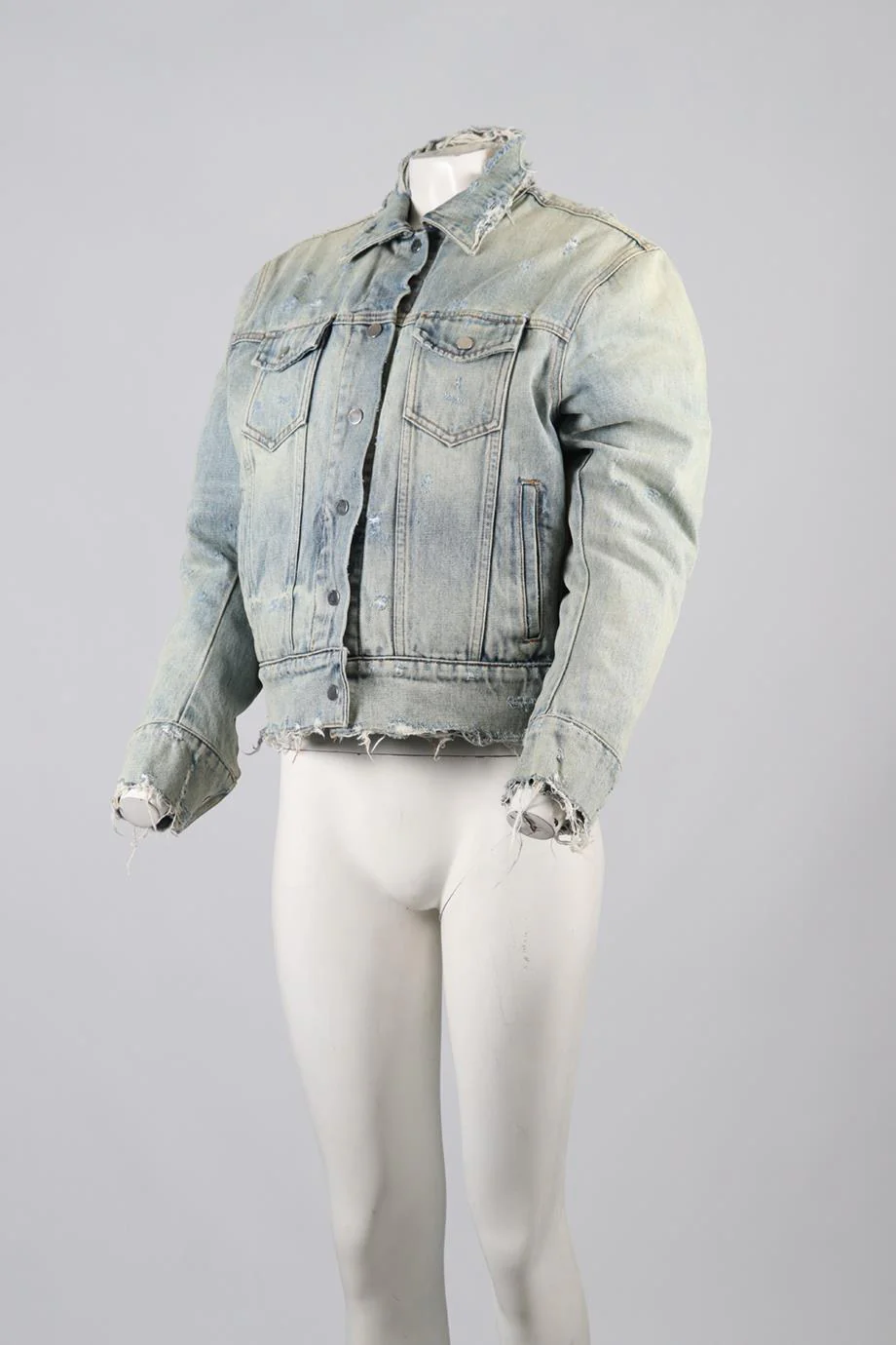 AMIRI REVERSIBLE COTTON AND DENIM JACKET UK 8 - Image 3