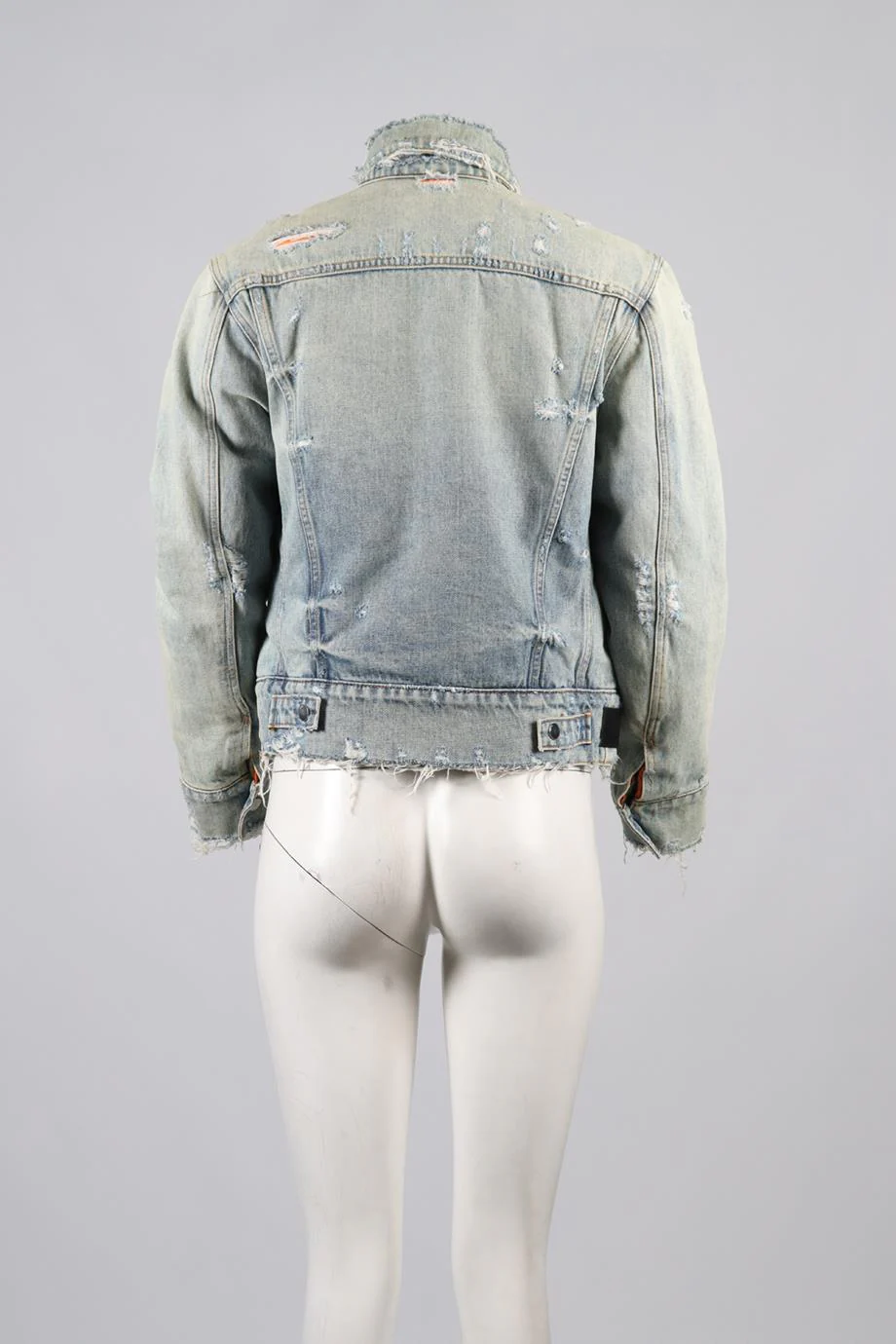 AMIRI REVERSIBLE COTTON AND DENIM JACKET UK 8 - Image 4