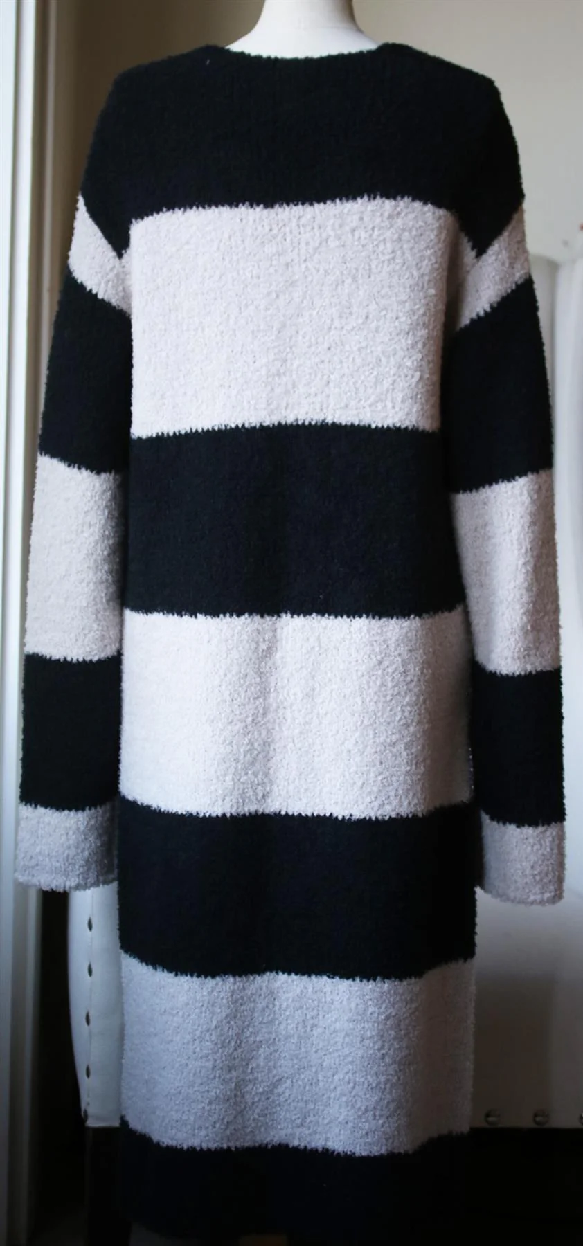 AMIRI STRIPED WOOL BLEND CARDIGAN LARGE - Image 4