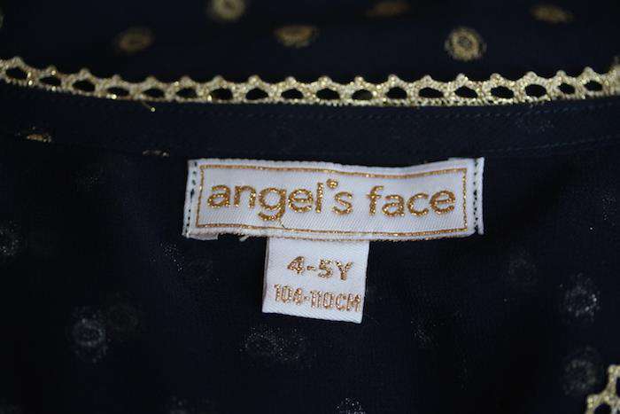 ANGEL'S FACE GIRLS BLUE & GOLD BEACH KAFTAN 4-5 YEARS - Image 5