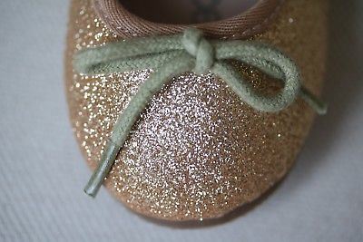 ANGEL'S FACE GIRLS GOLD GLITTER SHOES EU 24 UK 7 - Image 5