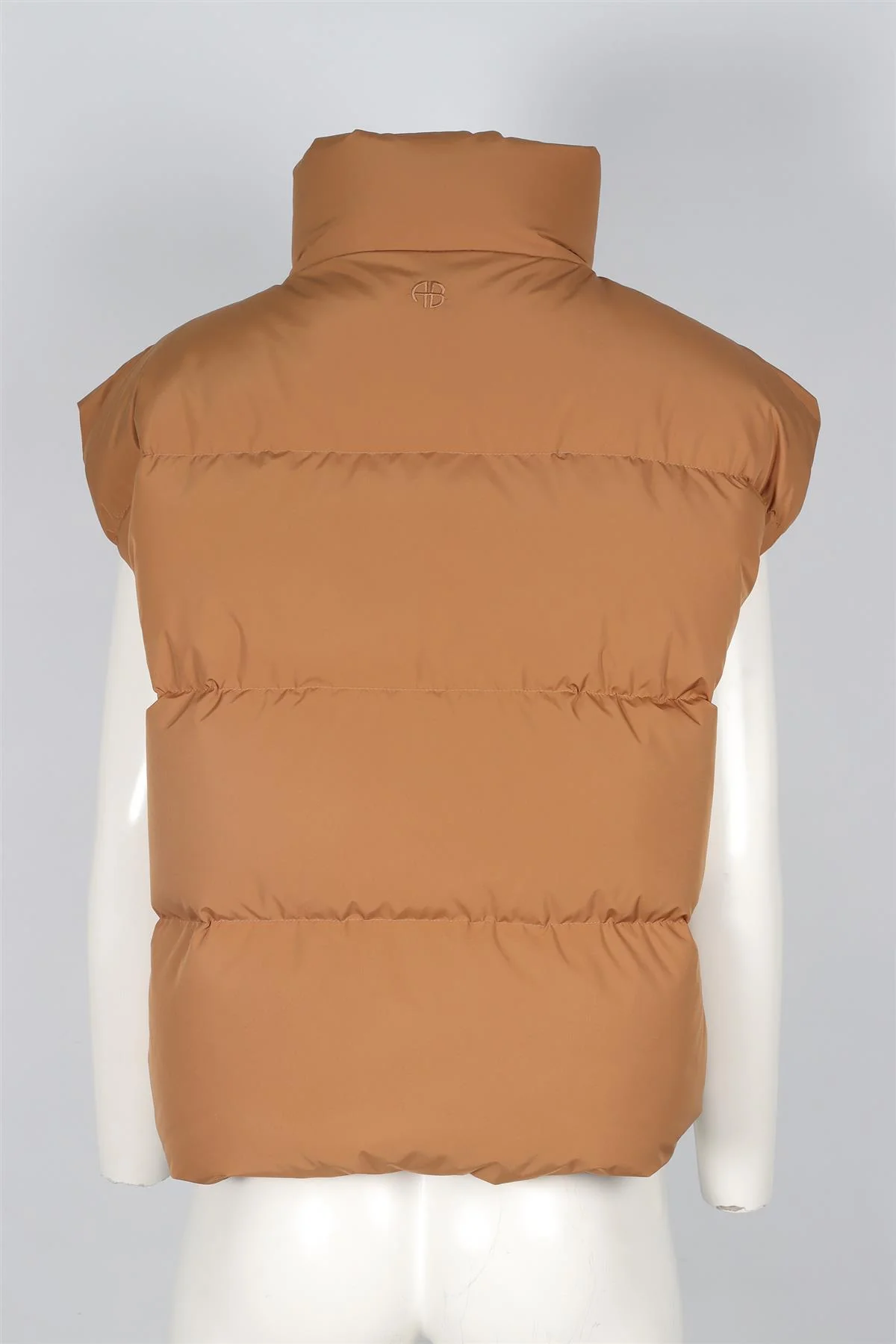 ANINE BING BROWN PADDED DOWN GILET SMALL - Image 4
