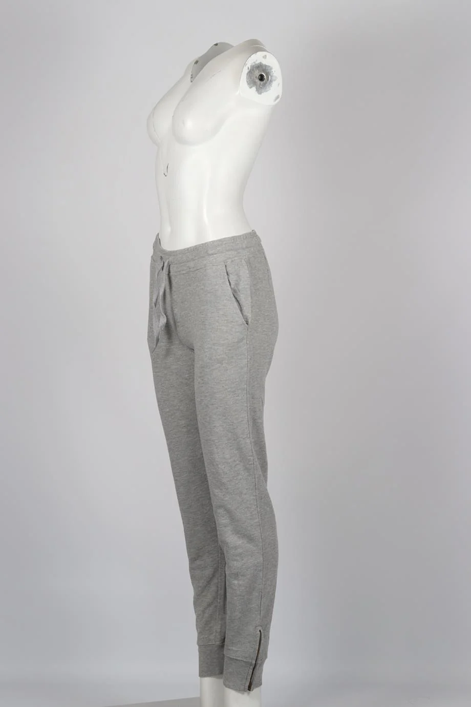 ANINE BING COTTON JERSEY TRACK PANTS MEDIUM - Image 3