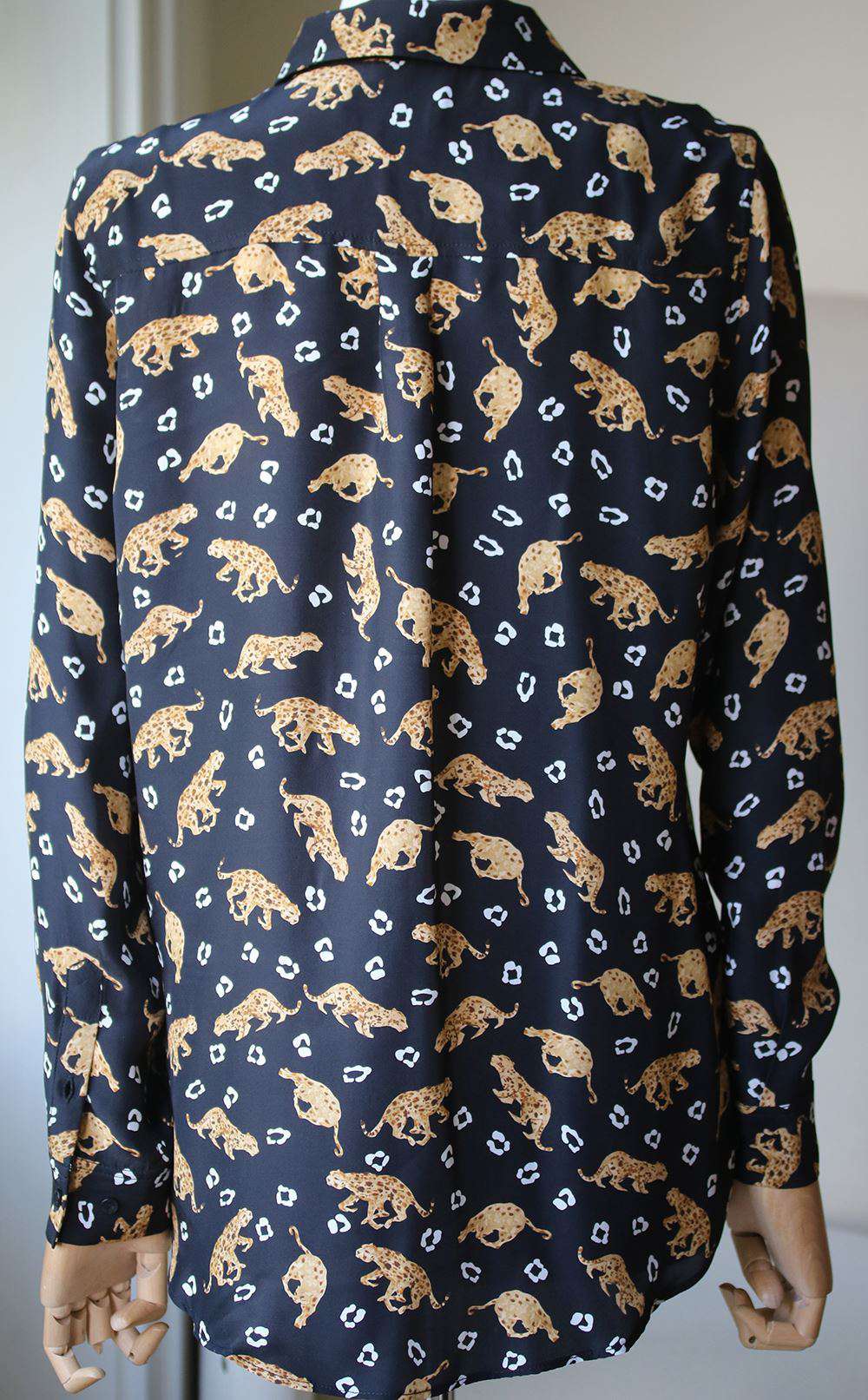 ANINE BING ELLERY PRINTED BLOUSE SMALL - Image 5