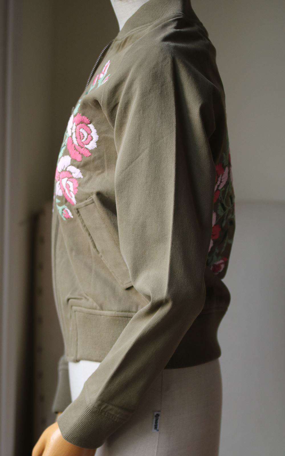 ANINE BING EMBROIDERED BOMBER JACKET XSMALL - Image 5