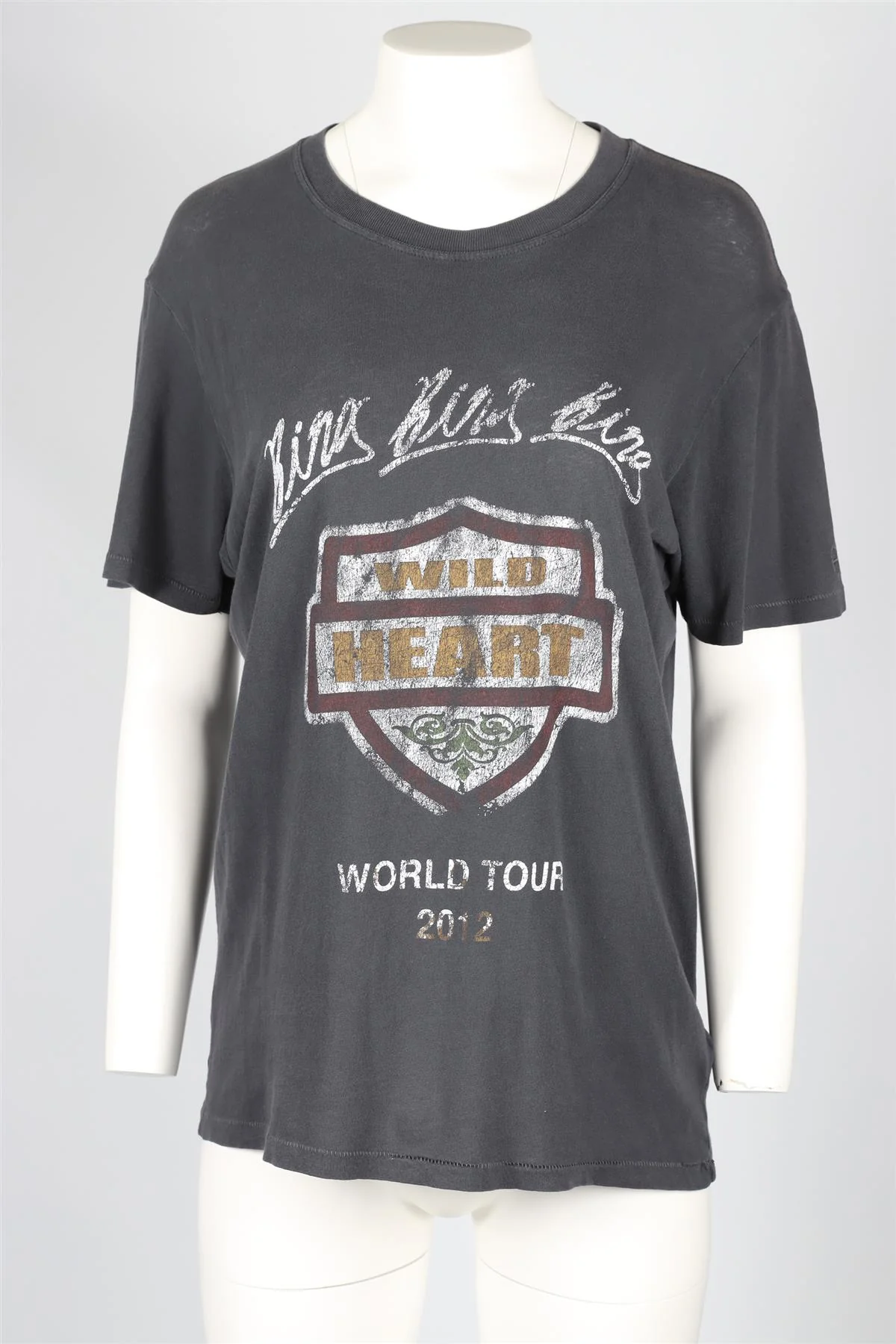 ANINE BING GREY COTTON T-SHIRT SMALL - Image 2