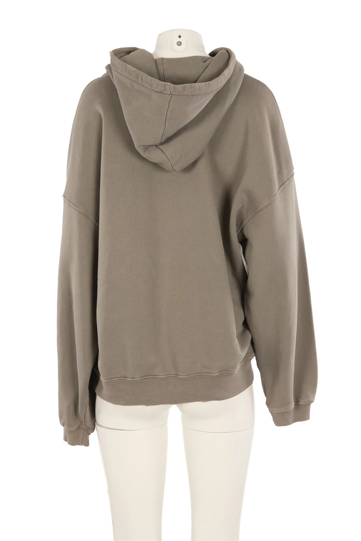 ANINE BING KHAKI COTTON HOODIE SMALL - Image 4