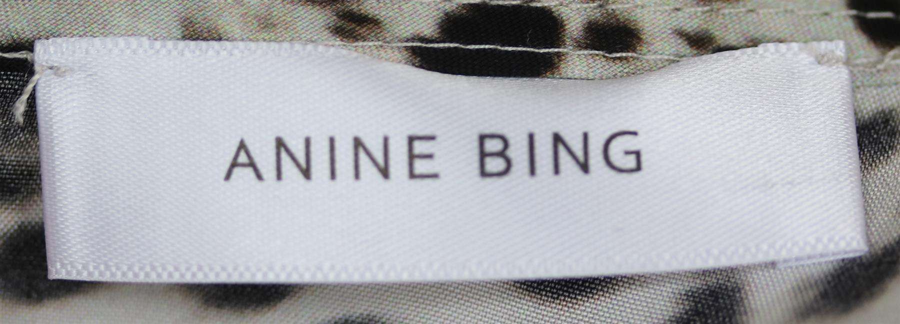 ANINE BING KINGSTON PRINTED DRESS LARGE - Image 5